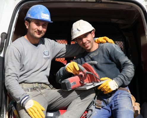 Cobat Constructions Chantier Sartrouville Ouvriers